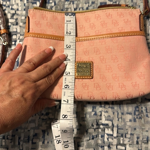 Dooney & Bourke Pink and Brown Crossbody Bag new without tags. - Picture 10 of 10